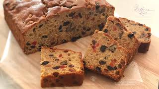 Mixed Fruit Cake with Rum Christmas Fruit Cake 2020 酒香杂果蛋糕 [upl. by Aicert]