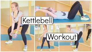 Beginner Kettlebell Workout  Complete Thuis Training [upl. by Ennaharas]