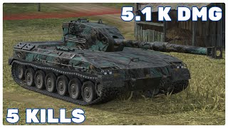 Bofors Tornvagn ● 51 K DAMAGE ● 5 KILLS ● WoT Blitz Best Replays [upl. by Cannice770]