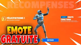 cette Emote est GRATUITE pour Tous sur Fortnite Chapitre 5 [upl. by Blader902]