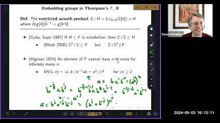 quotSubgroups of the group of dyadic piecewise linear homeomorphisms of the real linequot Susan Hermiller [upl. by Yrrehs]