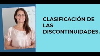 CLASIFICACIÓN DE LAS DISCONTINUIDADES [upl. by Ednil]