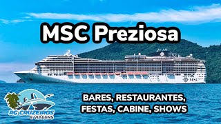 Conheça o MSC Preziosa É bom mesmo [upl. by Samford]