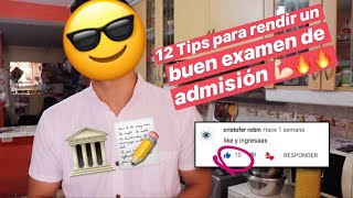 TIPS PARA INGRESAR A SAN MARCOS  UNMSM  EXAMEN DE ADMISIÓN [upl. by Komara]