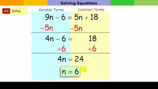 Solving MultiStep Equations [upl. by Yseulta160]