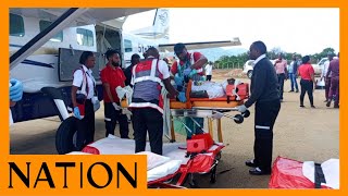 8 Kenyatta University road crash survivors flown to Nairobi [upl. by Wilhelmina663]