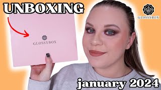 GLOSSYBOX JANUARY 2024 SPOILERS 😱  AD  makeupwithalixkate [upl. by Htebasil237]