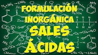 Formulación inorgánica Sales ácidas o cuaternarias [upl. by Cordelie]