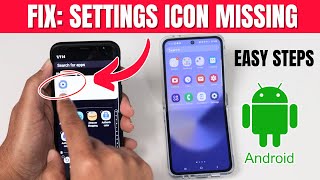 Settings Icon Missing on Android Quick Fix [upl. by Oniratac]