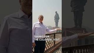 Bill Gates in Statue of Unity Gujrat Bill gates in india [upl. by Mirak753]