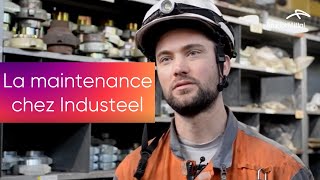 Cédric nous explique le métier de la Maintenance chez Industeel [upl. by Yenaj]