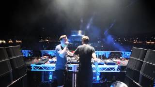 Martin Garrix amp Hardwell  Helicopter  Live In Australia 2014 [upl. by Cherri]