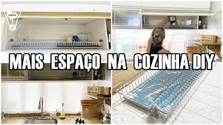 COMO TER MAIS ESPAÃ‡O NA COZINHA  ESCORREDOR DE EMBUTIR  DIY [upl. by Esialb]