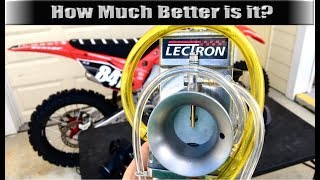 How Much Faster is a Lectron Carburetor  Lap Time Comparison [upl. by Akenaj]