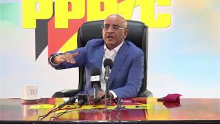 Press Conference by the General Secretary of the PPP Dr Bharrat Jagdeo February 29 2024 [upl. by Catherine]