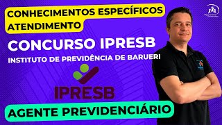 05  Concurso IPRESB  Barueri  Agente Previdenciário  Conhecimentos Específicos [upl. by Trilley]