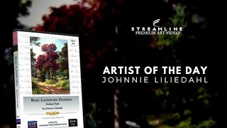 Johnnie Liliedahl Basic Landscape Painting FREE LESSON VIEWING [upl. by Esiole447]