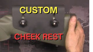 DIY Custom Rifle Cheek Rest [upl. by Akimad273]