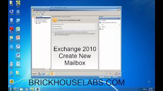 Create New Exchange 2010 Mailbox and User Account [upl. by Eeresid]