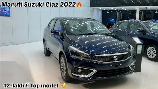 2022 Ciaz Alpha Top model  All features  On road price  marutisuzuki nexa ciaz2022 [upl. by Llenal]