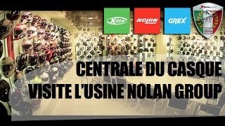 Léquipe visite lusine Nolan Group  Centraleducasquecom [upl. by Nosral]