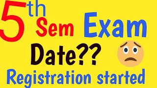 Degree fifth semester exam date exam registration date kerala university asmedia [upl. by Emmalyn]