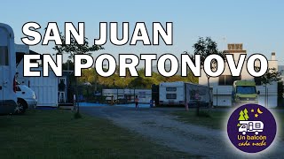 San Juan 2024 en autocaravana en Autocamper Sanxenxo en Portonovo Pontevedra [upl. by Ahcirt]