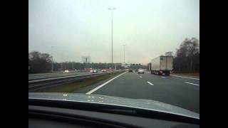 The codrivers view Interstate A50 Arnhem Nijmegen [upl. by Heise123]