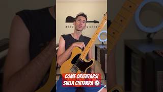 Orientarsi sulla chitarra  i “punti cardinali” 😎🧭🎸 liveyourguitar chitarra notes [upl. by Aivirt]