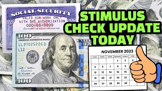 Stimulus Check Update Today  November 1 2023 Social Security Payment Schedule [upl. by Anitak966]