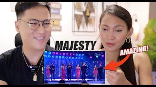 MAJESTY  Queendom X Kingdom  September 17 2023 AllOut Sundays  SINGER REACTION [upl. by Enninaej]