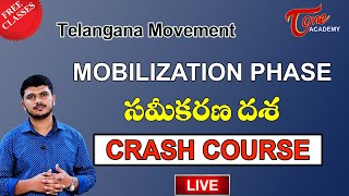 Telengana Movement  Mobilization Phase  Crash Course  Tone Academy [upl. by Dilly]