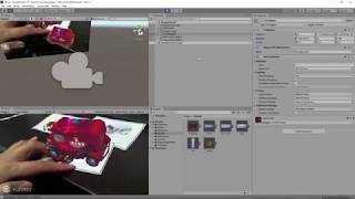 Unity Vuforia Image Target 03b [upl. by Urias186]