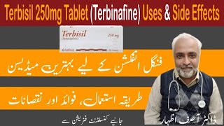 Terbinafine Terbisil Tablet Uses In Urdu  Terbinafine Tablets ip 250 mg uses in hindi  Terbisil [upl. by Amabelle]