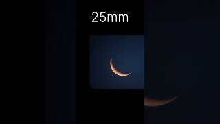 Watch moon by different sizes eyepieces astrophotography mooneyepieceastronomyequipment [upl. by Yecies964]