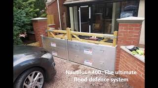 Nautilus 400 Flood Barriers Assembly With One Demountable Post From Floodstop Ltd [upl. by Zhang]