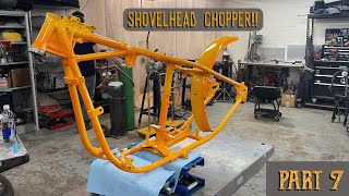 Shovelhead Chopper Disassembly  Swing Arm Shovelhead Runs Mazi Moto Shovel Build Part 7 [upl. by Barbabra]