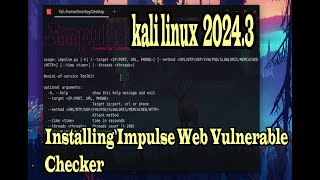 How to install Impulse script in kali linux 2024 offline [upl. by Merill]