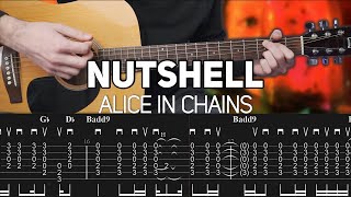 Alice in Chains  Nutshell Guitar lesson with TAB [upl. by Bedell995]