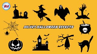 GREEN SCREEN SILUET HALLOWEEN EFFECTS [upl. by Wettam]