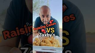 Raising Canes VS Zaxbys 🥊 fastfood foodcritic shortsfood battle foodie foodwars foodvlog [upl. by Nitfa813]