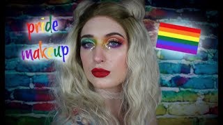 Pride Inspired Makeup  GRWM [upl. by Eelik]