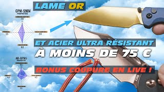 Des lames quotORquot et de lacier ultra résistant à petit prix [upl. by Yma788]