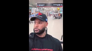 Booba Croise Cyril Hanouna à laéroport prends soin de toi tu avais pas lair en forme [upl. by Cand]