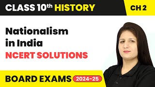 Nationalism in India  NCERT Solutions  Class 10 History Chapter 2  CBSE 202425 [upl. by Esille]