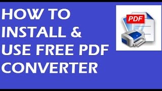 How to download and install Cute PDF [upl. by Sairu538]