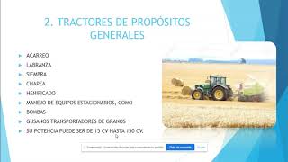 Tipos de tractores agrícolas Introduccion [upl. by Kallista]