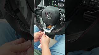 Sew your alcantara steering wheel cover [upl. by Woodsum]