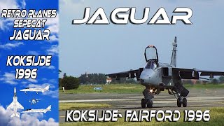 Great Planes  Sepecat Jaguar Solo Display Koksijde  Fairford 1996 Bevekom 1999 [upl. by Rbma510]