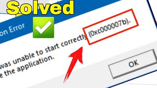 How to Fix Error 0xc00007b The Best Method win 781011 [upl. by Amalia]